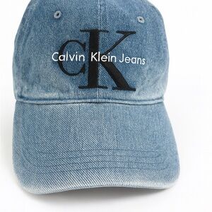 Calvin Klein Jeans Denim Baseball Cap | CK Logo Dad Hat